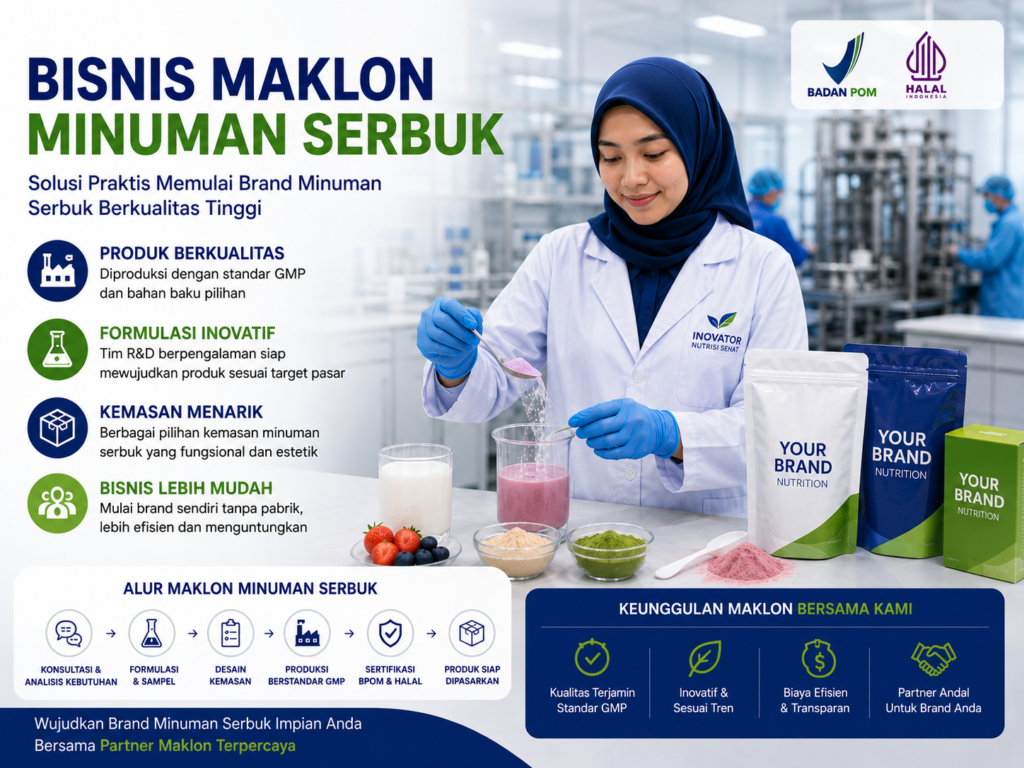 bisnis maklon minuman serbuk peluang emas 2026