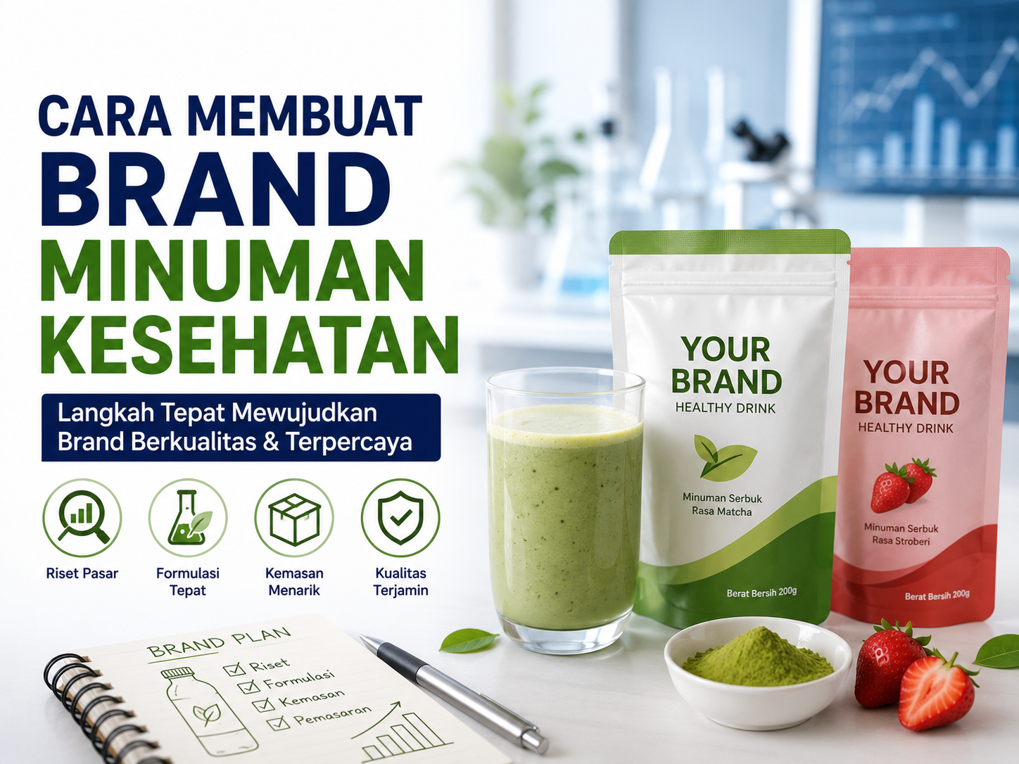 cara membuat brand minuman kesehatan
