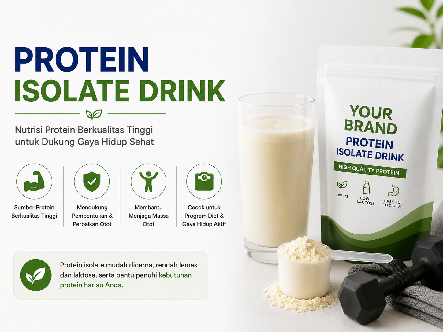 minuman protein isolat