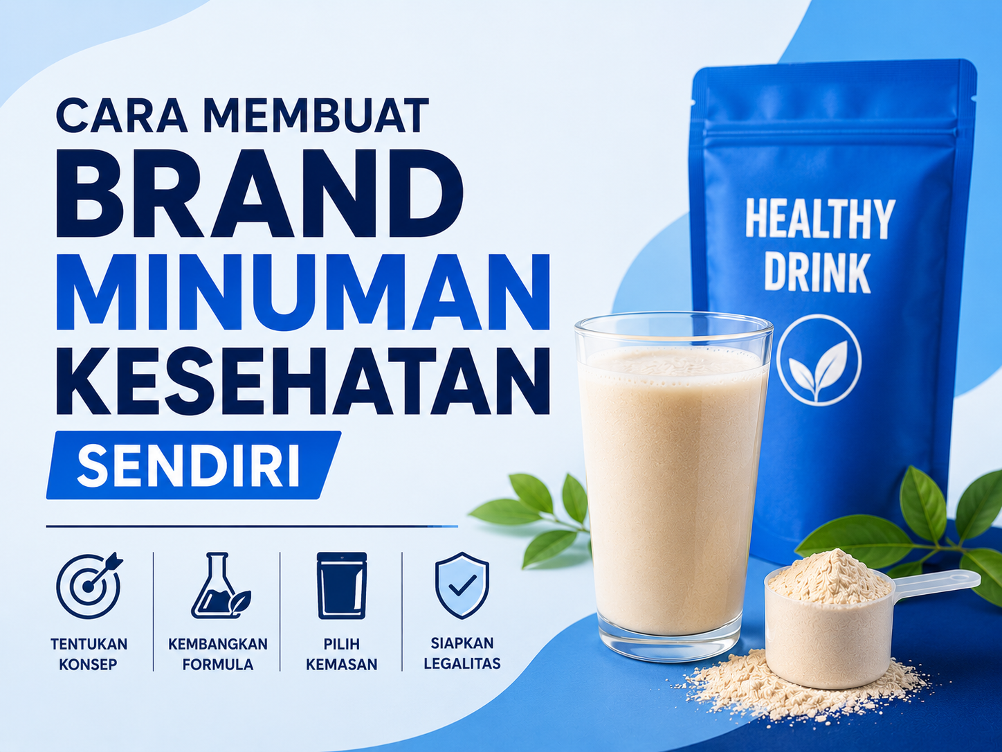 cara membuat brand minuman kesehatan sendiri