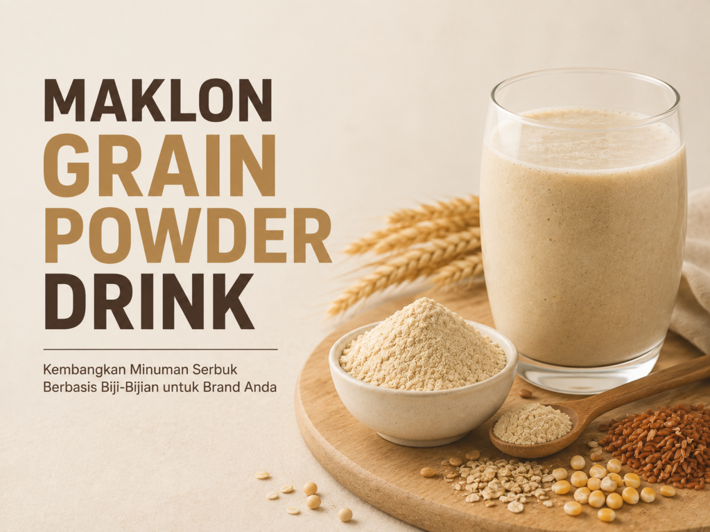 Maklon Grain Powder Drink: Peluang Mengembangkan Minuman Berbasis Biji-Bijian maklon grain powder drink