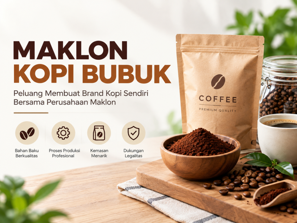 Maklon Kopi Bubuk: Peluang Membuat Brand Kopi Sendiri maklon kopi bubuk