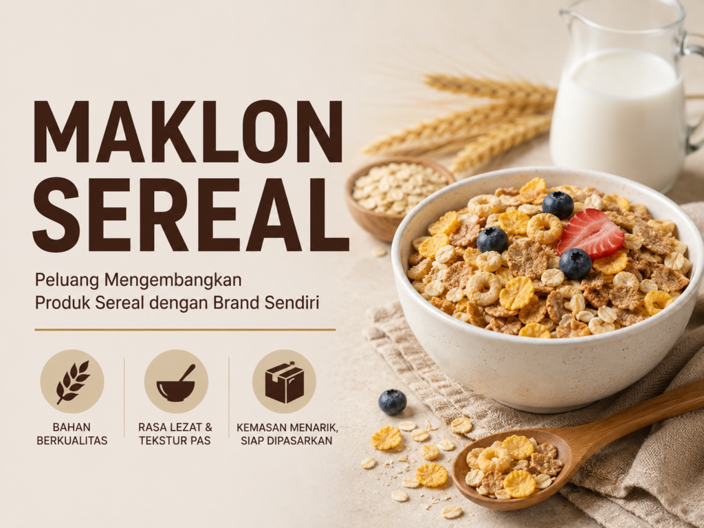 Maklon Sereal: Peluang Mengembangkan Produk Sereal dengan Brand Sendiri maklon sereal