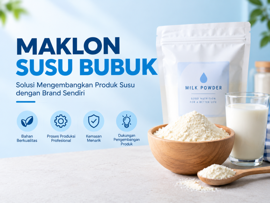 Maklon Susu Bubuk: Solusi Mengembangkan Produk Susu dengan Brand Sendiri maklon susu bubuk modern